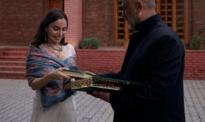 Leyla Əliyevaya "Qurani-Kərim” hədiyyə olundu - FOTOLAR