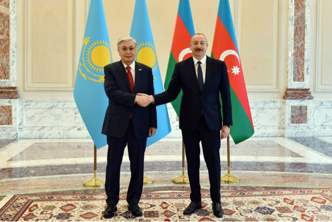Kasım-Jomart Tokayev Prezident İlham Əliyevi təbrik edib 