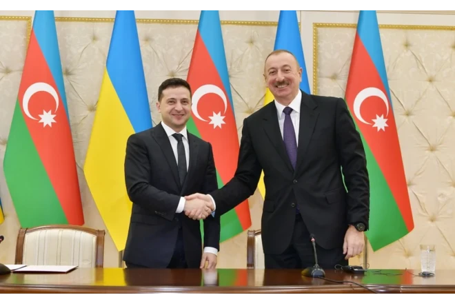 Volodimir Zelenski İlham Əliyevi Müstəqillik Günü münasibətilə təbrik edib 