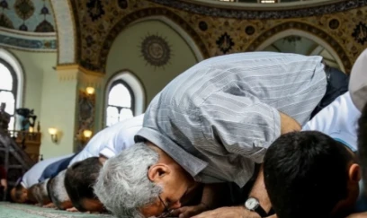 Bayram namazı qılındı 