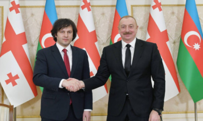 İrakli Kobaxidze Prezident İlham Əliyevi təbrik edib 