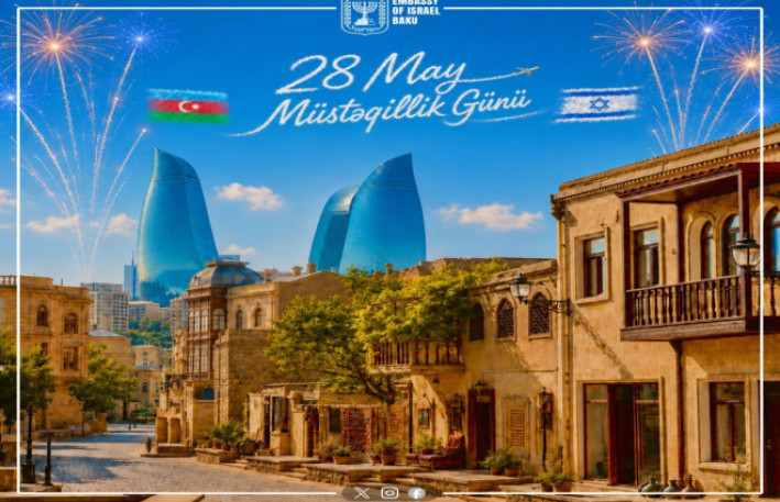 İsrail səfirliyi Azərbaycanı təbrik edib 