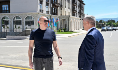 İlham Əliyev Xankəndidə Mədəniyyət Mərkəzinin açılışında iştirak edib 