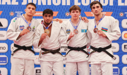 Azərbaycan cüdoçuları dörd medal qazanıblar 