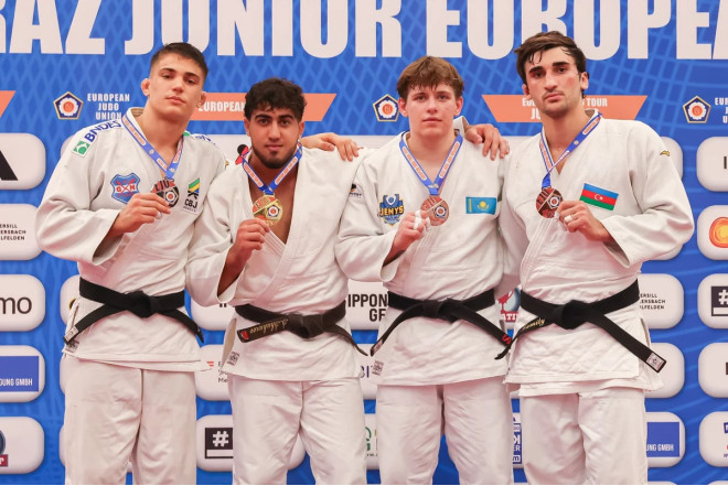 Azərbaycan cüdoçuları dörd medal qazanıblar 