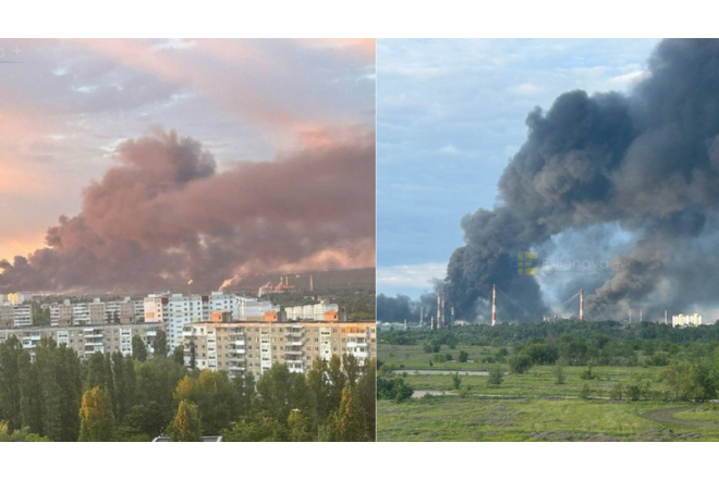 Rusiyanın Rostov və Saratov vilayətlərində neft obyektlərinə dron hücumu olub 