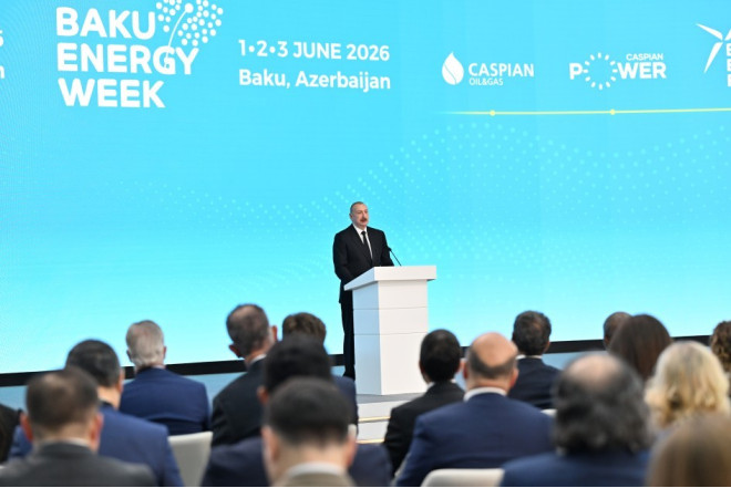 Prezident “Baku Energy Forum”un rəsmi açılış mərasimində  - FOTO