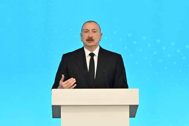 Azərbaycan lideri: Bu gün tərəfdaşlarımızla enerji kabelləri ilə bağlı sıx əməkdaşlıq edirik 