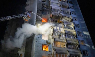 Ukraynaya kütləvi hava hücumu: Onlarla yaralı var