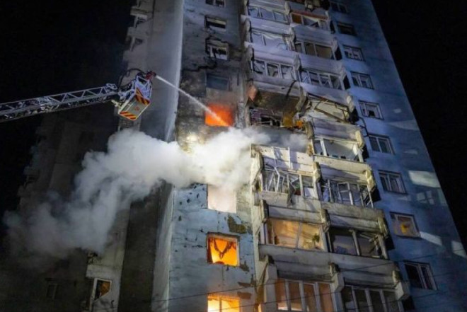 Ukraynaya kütləvi hava hücumu: Onlarla yaralı var