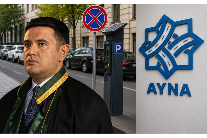 AYNA vəkilə 2 manat parklanma pulu ödəyəcək