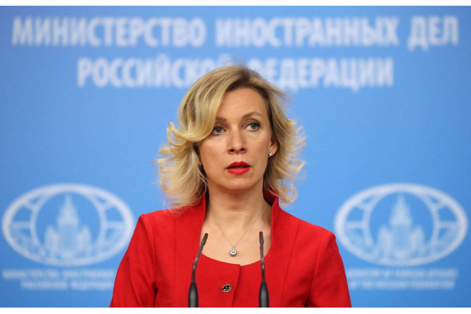 Zaxarova rəsmi İrəvanı ələ saldı 