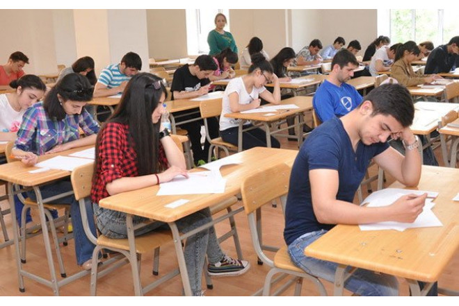 Bazar günü imtahan var 