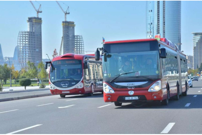 Avtobuslarda pulsuz keçid dövrü başlayır 