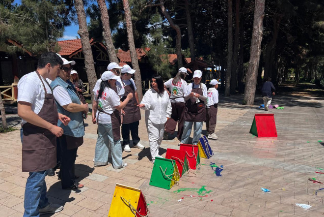 Uşaqlar quşlar üçün evciklər hazırlayıb təbiətə hədiyyə etdilər -FOTOLAR