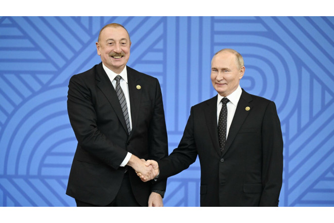 İlham Əliyev Putini təbrik etdi