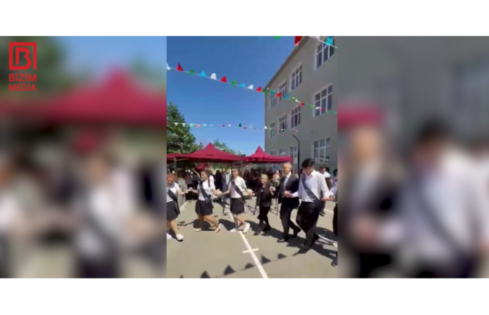 Nazir məzunlarla ”Yallı” getdi – VİDEO