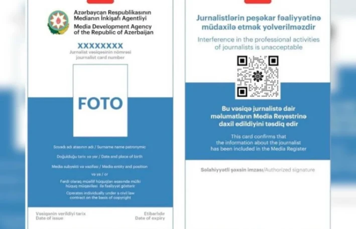 Jurnalistlər vəsiqəyə görə ödəniş etməyəcək