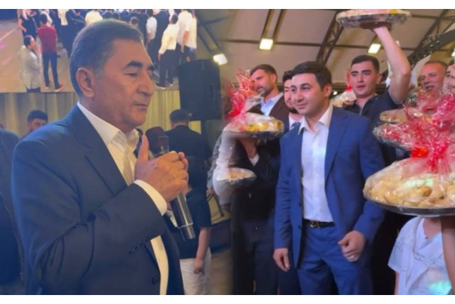 Xalq artisti oğluna gəlinsiz toy etdi - VİDEO