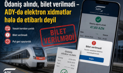 Ödəniş edildi, bilet verilmədi - ADY-də elektron xidmətlər nə qədər etibarlıdır?+FOTO