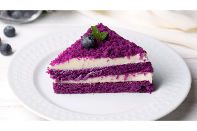 Bənövşəyi velvet tortunun hazırlanması 