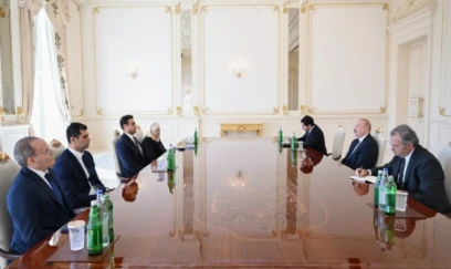 Prezident qəbul keçirdi- FOTOLAR