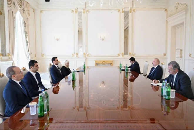 Prezident qəbul keçirdi- FOTOLAR