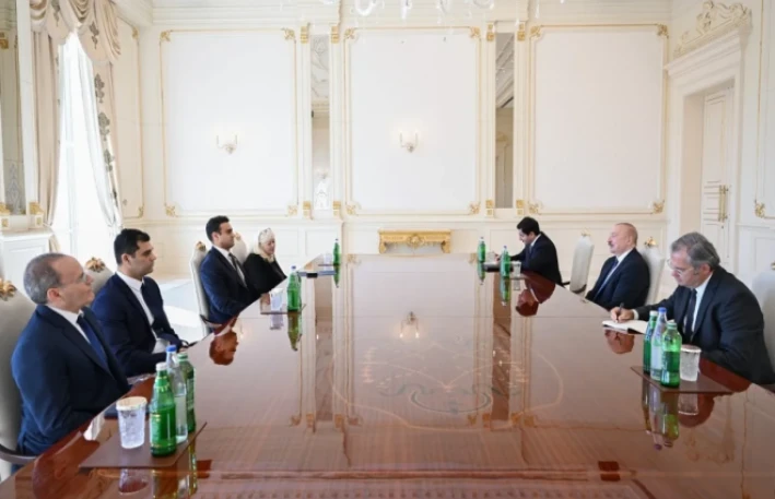 Prezident qəbul keçirdi- FOTOLAR