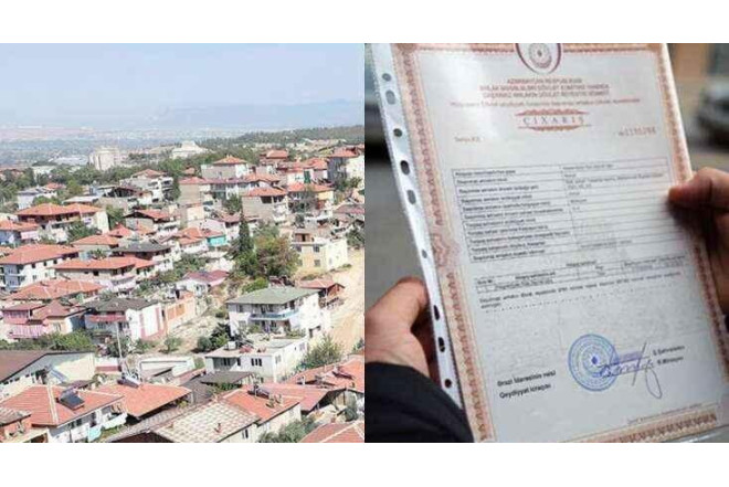 Minlərlə ailənin problemi bitir: Sənədsiz evlər üçün amnistiya istəyi
