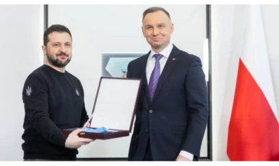 Polşa Zelenskiyə verdiyi ali mükafatı GERİ ALDI