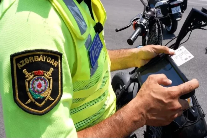 Masazırda motosiklet sürücülərinə qarşı reyd- Onlarla saxlanılan var