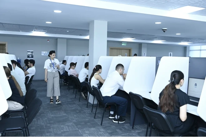 Diplomatik xidmətə qəbul üzrə müsabiqənin birinci mərhələsi keçirildi 