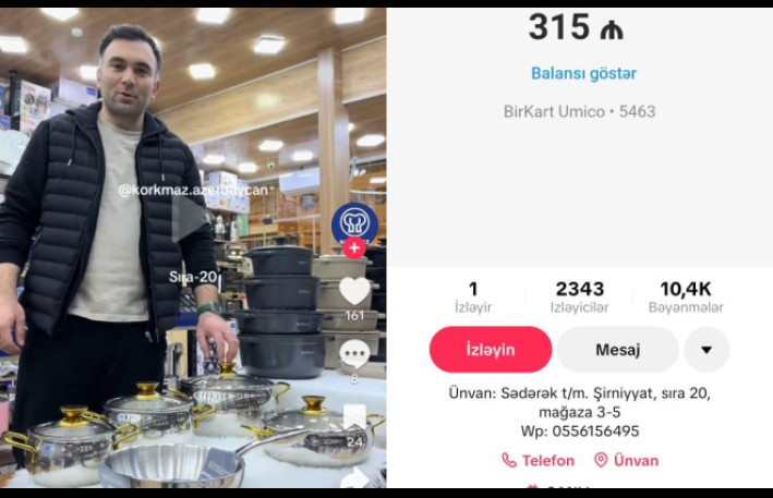 Sədərəkdə satılan qazan dəsti ilk istifadədə yararsız hala düşdü – Alıcı iddia edir ki, mağaza məhsulu geri götürmür-FOTOLAR