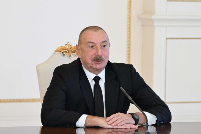 İlham Əliyev konfrans iştirakçılarına müraciət etdi
