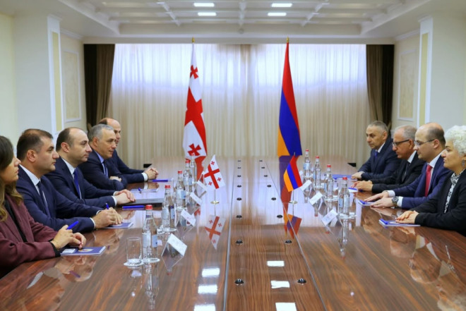 Gürcüstanın DTX rəisi Ermənistana getdi 