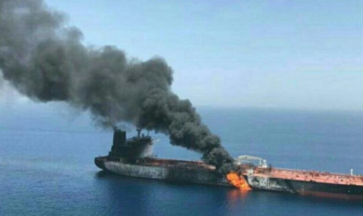 Hörmüz boğazında tanker vurulub 