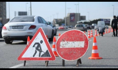Bakıda bu yollar 3 günlük bağlanacaq 