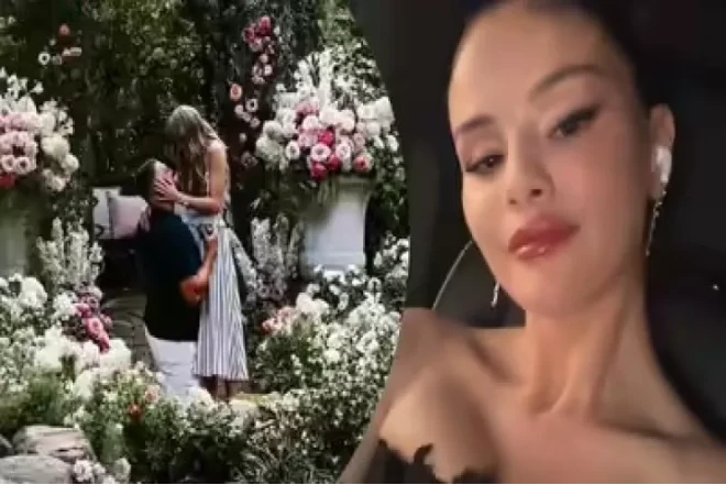 Selena Gomez toylara gedir - VİDEO