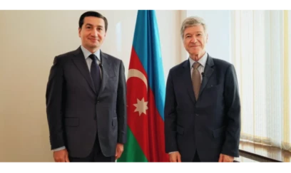 Hikmət Hacıyev professor Ceffri Saks ilə görüşdü – FOTO