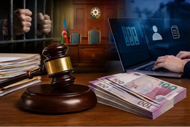 Azərbaycanda dövlət portalı vasitəsilə 42 milyon manatlıq cinayət: 11 nəfər məhkəmə qarşısında