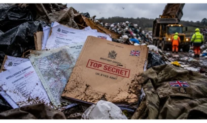 Britaniya ordusunda ŞOK - Məxfi sənədlər zibil qutusundan tapıldı