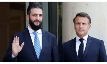 Makron Suriyaya səfər edib 