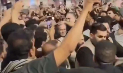 Pezeşkianla Əraqçi izdihamın arasında… - VİDEO