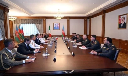 Zakir Həsənov italiyalı admiralı qəbul etdi 