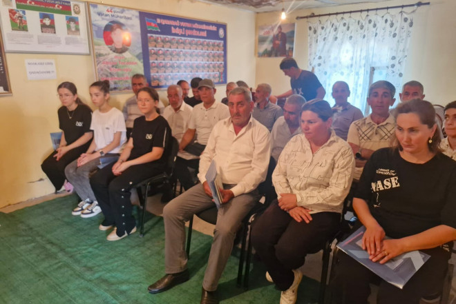 İmişlidə deportasiya və soyqırım qurbanlarına həsr olunmuş seminarlar keçirilib- FOTOLAR