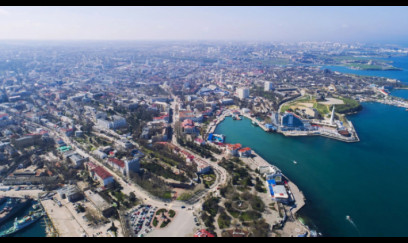 İşğal olunmuş Sevastopol qaranlığa qərq oldu - FOTO