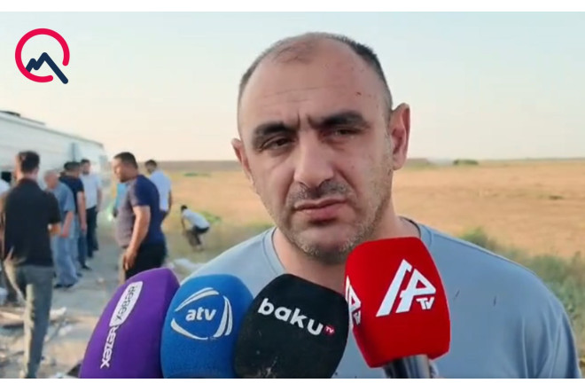 “Gözümə gün düşdü” - Aşan avtobusun sürücüsü danışdı - VİDEO