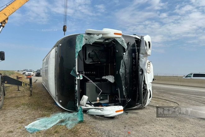 Hacıqabulda avtobus qəzasında xəsarət alanların kimliyi məlum olub - YENİLƏNİB-2