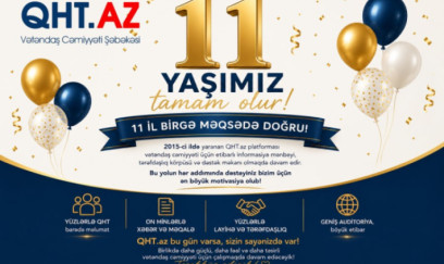 QHT.az saytının 11 yaşı tamam olur 