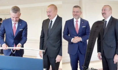 Prezidentlər bir-birinə bunları hədiyyə etdi 